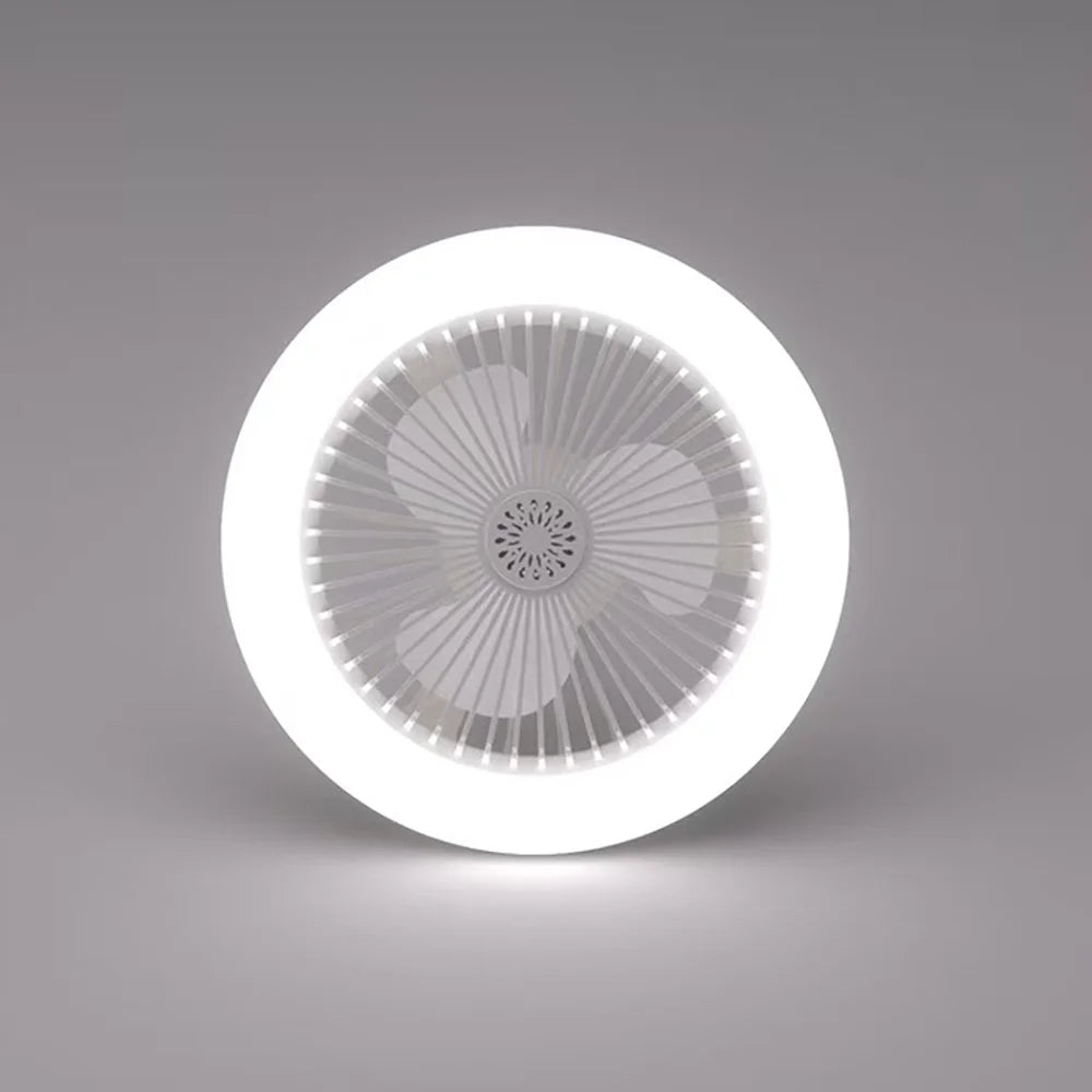 Ventilador de techo giratorio 3 en 1 con control remoto, lámpara de iluminación, para dormitorio y sala de estar.