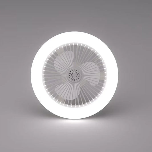Ventilador de techo giratorio 3 en 1 con control remoto, lámpara de iluminación, para dormitorio y sala de estar.